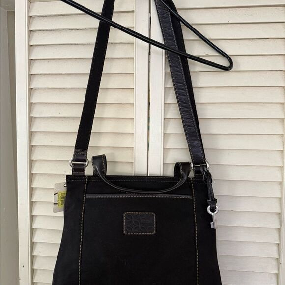 Fossil Black Leather Shoulder Bag - Picture 3 of 9
